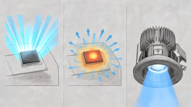 Technical lighting article illustration
